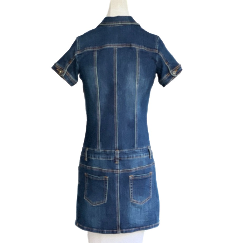 SELA Jean dress Size 44 -Small Excellent Used Condition Cute - Picture 3 of 14